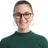 Plastic Oval Eyeglasses