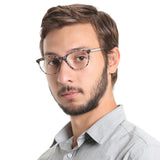 Plastic Oval Eyeglasses