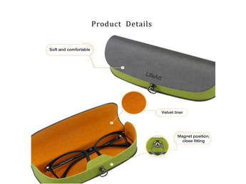 Premium Hard-Shell Eyeglass Case - LifeArtVision