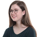 Plastic Oval Eyeglasses