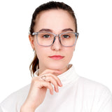 Plastic Rectangle Eyeglasses