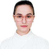 Plastic Rectangle Eyeglasses