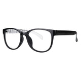 Oval Plastic Eyeglasses