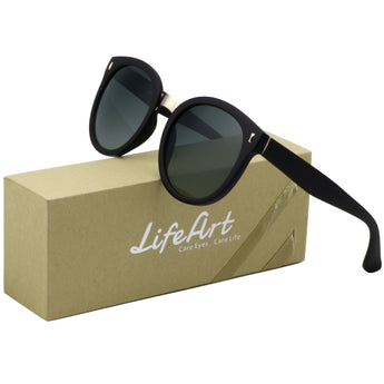 Vedete Plastic Round Sunglasses - LifeArtVision