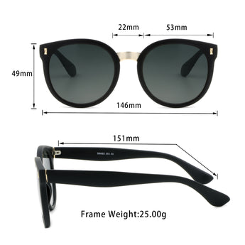 Vedete Plastic Round Sunglasses - LifeArtVision