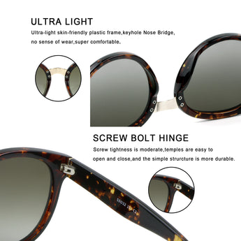 Vedete Plastic Round Sunglasses - LifeArtVision