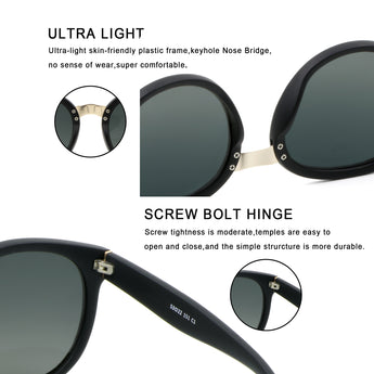 Vedete Plastic Round Sunglasses - LifeArtVision