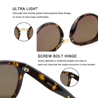 Vedete Plastic Round Sunglasses - LifeArtVision