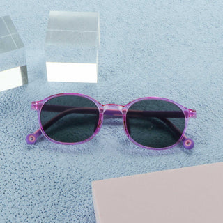 Hunk TR & Silica Gel Round Kids Sunglasses-LifeArtVision