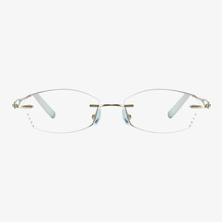 Metal Rectangle Eyeglasses