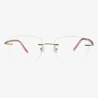 Metal Rectangle Eyeglasses