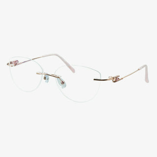 Metal Geometric Eyeglasses