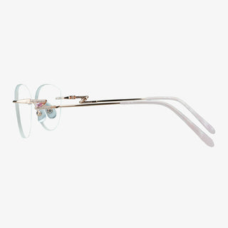 Metal Geometric Eyeglasses