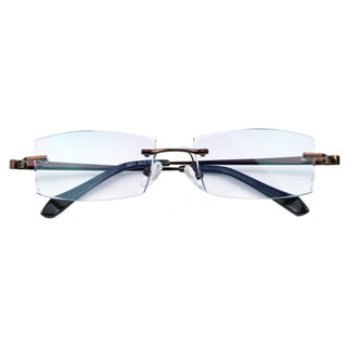 Elite Metal Rectangle Rimless glasses - LifeArtVision