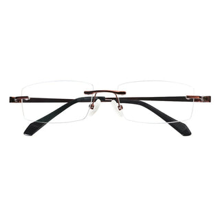 Metal Rectangle Eyeglasses