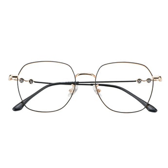 Metal Oval Eyeglasses