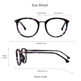 Kaitlyn Oval Eyeglasses - LifeArtVision