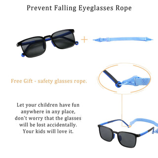 Hilton TR & Silica Gel Rectangle Sunglasses - LifeArtVision