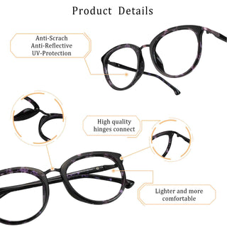 Kaitlyn Oval Eyeglasses - LifeArtVision