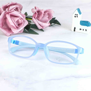 Malcom TR & Silica Gel Rectangle Kid's Eyeglasses - LifeArtVision