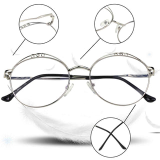 Kayla Metal Round Eyeglasses - LifeArtVision