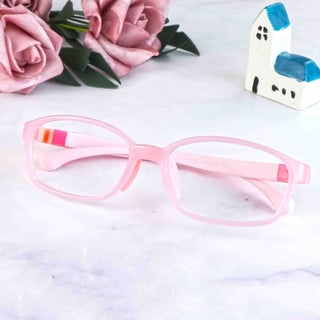 Malcom TR & Silica Gel Rectangle Kid's Eyeglasses - LifeArtVision