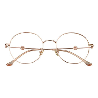 Metal Oval Eyeglasses