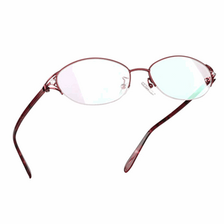 Angel Metal & Marble Oval Eyeglasses - LifeArtVision