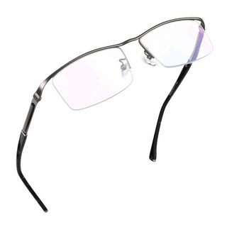 Angelina Metal Rectangle Eyeglasses - LifeArtVision