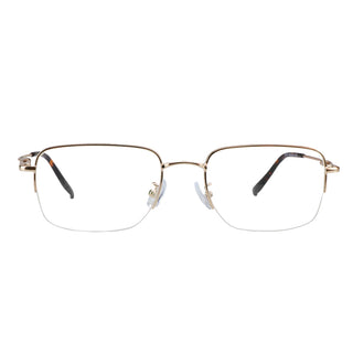 Brent Metal Rectangle Eyeglasses—LifeArtVision