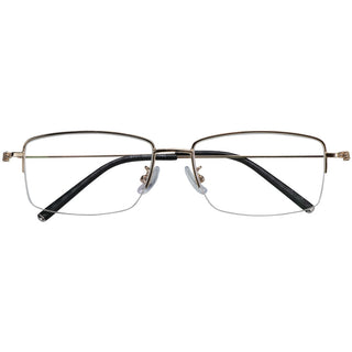 Metal Rectangle Eyeglasses