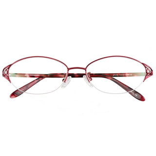 Angel Metal & Marble Oval Eyeglasses - LifeArtVision