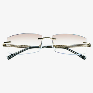 Metal Rectangle Eyeglasses