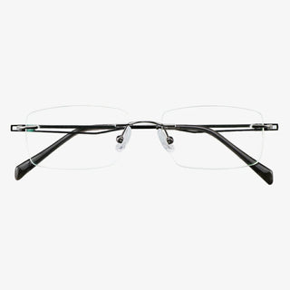 Metal Rectangle Eyeglasses