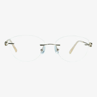 Metal Geometric Eyeglasses