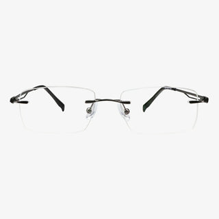 Metal Rectangle Eyeglasses