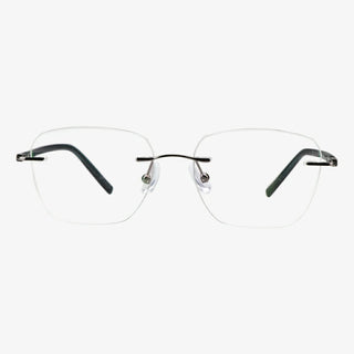 Metal Rectangle Eyeglasses