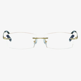 Metal Rectangle Eyeglasses