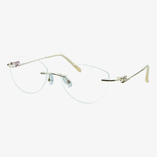 Metal Geometric Eyeglasses