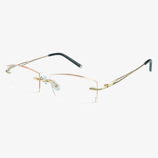 Metal Rectangle Eyeglasses