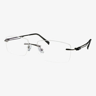 Metal Rectangle Eyeglasses