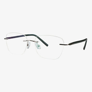 Metal Rectangle Eyeglasses