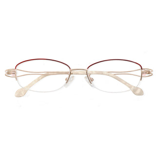 Zachary Metal Oval Eyeglasses - LifeArtVision