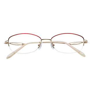 Metal Oval Eyeglasses