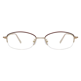 Metal Oval Eyeglasses