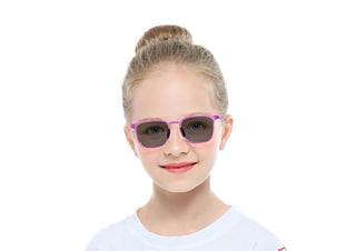 TR & Silica Gel Rectangle Sunglasses