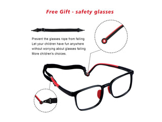 TR Rectangle Kid's Eyeglasses 