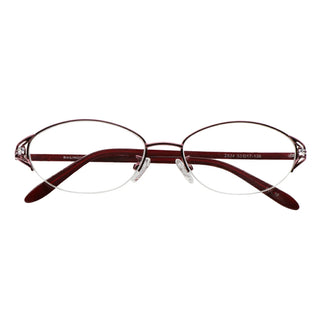 Metal & Marble Oval Eyeglasses