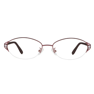 Metal & Marble Oval Eyeglasses