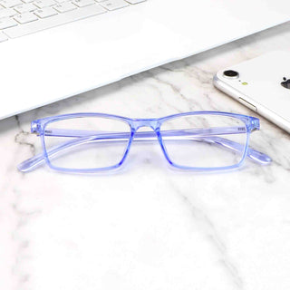 Madge Plastic Rectangle Eyeglasses - LifeArtVision